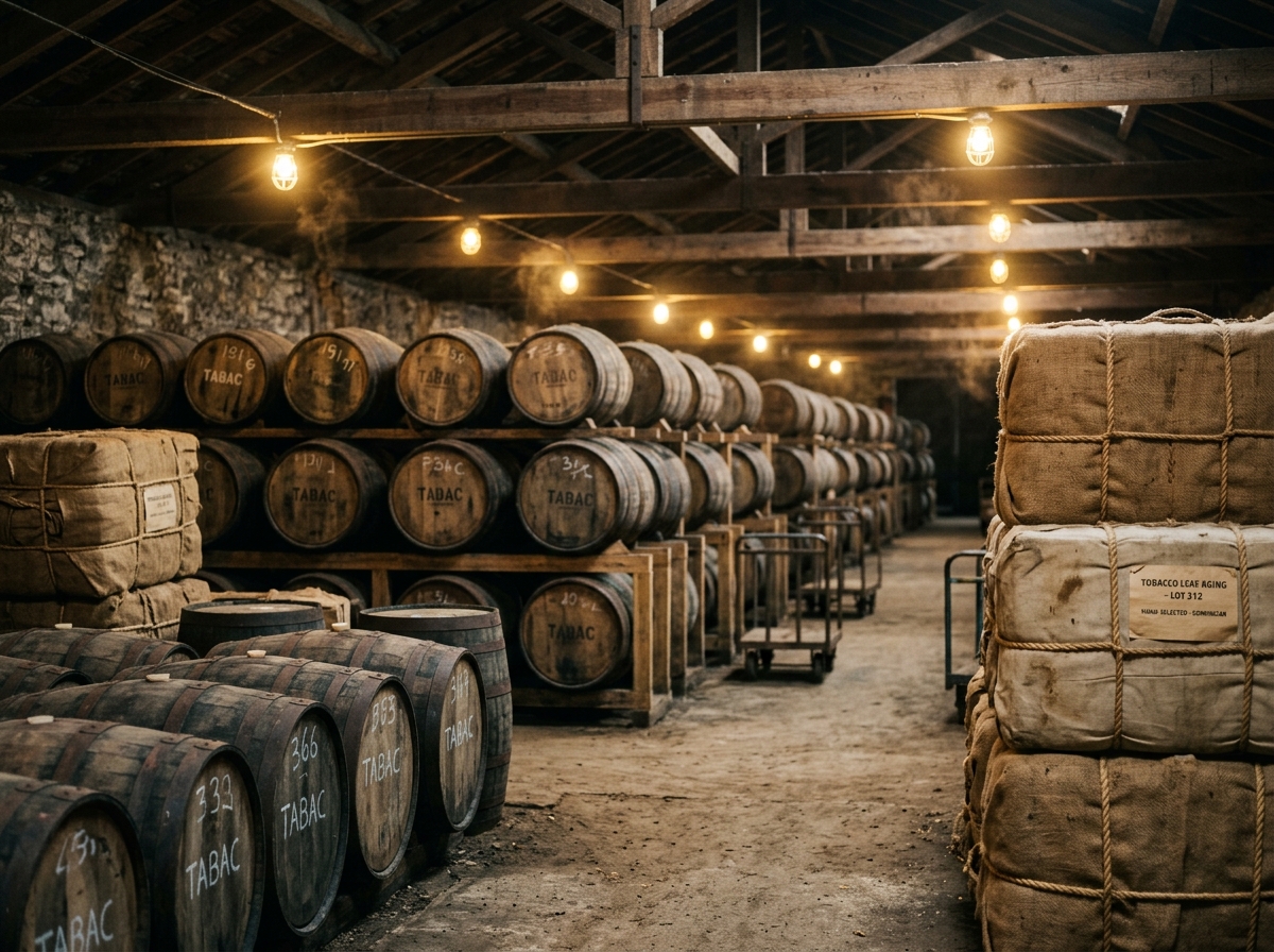 Tobacco Curing and Aging Warehouse Vaults