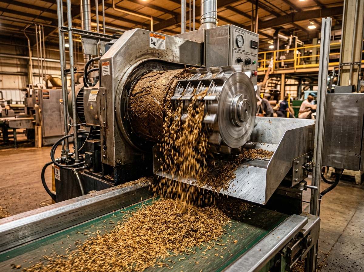 Precision Rotary Cut Rag Machine