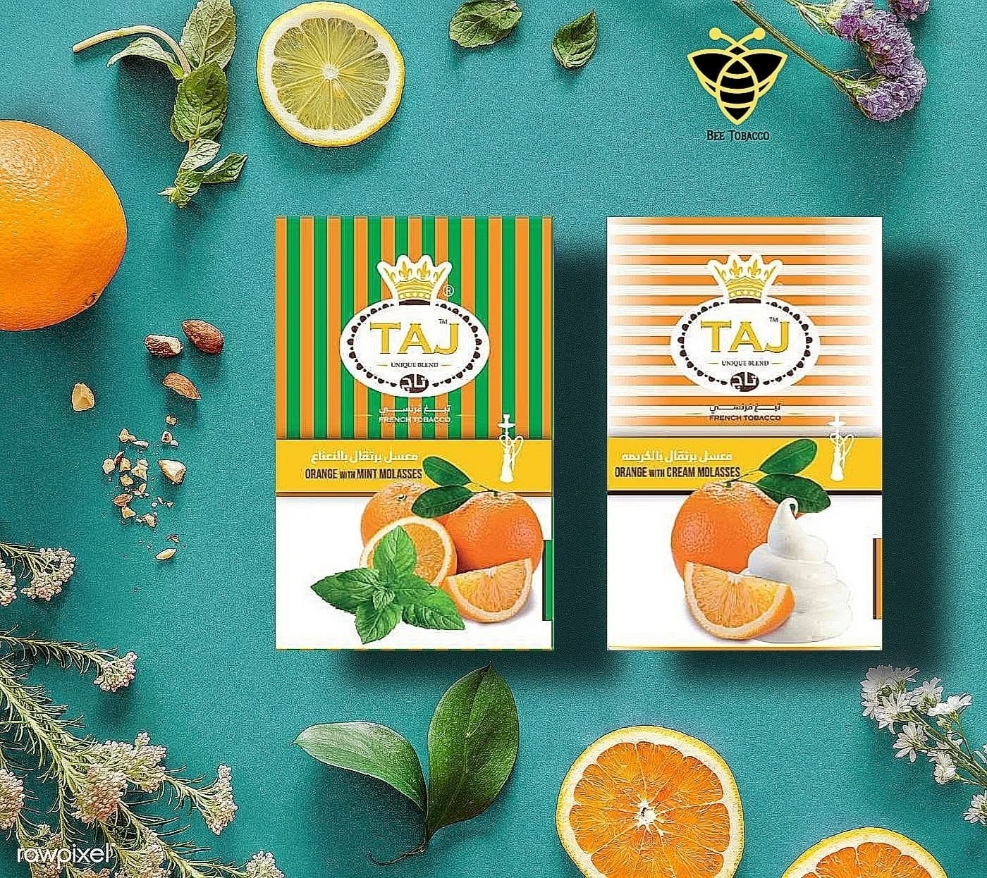 Taj Orange with Cream Molasses by Bee Tobacco
